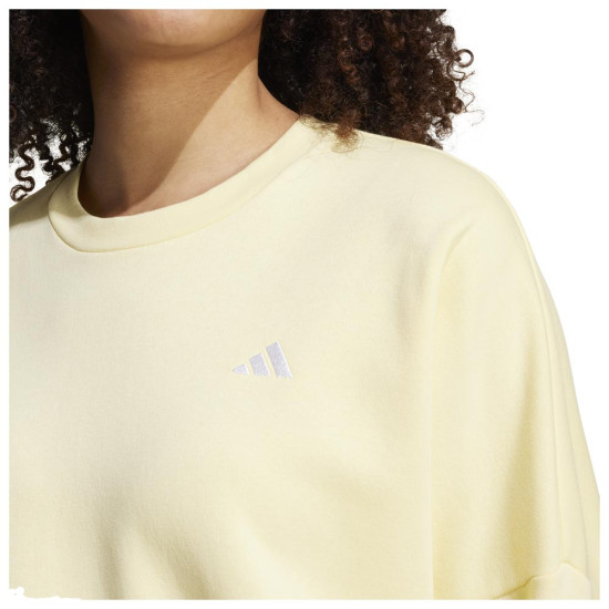 Adidas Γυναικείο φούτερ Essentials Small Logo Feelcozy Fleece Sweatshirt
